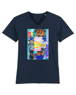 Hip-hop Tricou mânecă scurtă guler V Bărbat Presenter