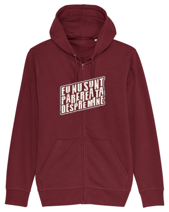 Eu nu sunt părerea ta despre mine Burgundy