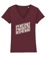 Eu nu sunt părerea ta despre mine Tricou mânecă scurtă guler V Damă Evoker