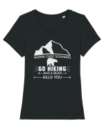 Go Hiking Tricou mânecă scurtă guler larg fitted Damă Expresser