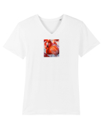 MrFlamingo Tricou mânecă scurtă guler V Bărbat Presenter