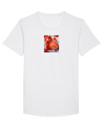 MrFlamingo Tricou mânecă scurtă guler larg Bărbat Skater
