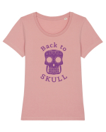 Back to Skull Tricou mânecă scurtă guler larg fitted Damă Expresser