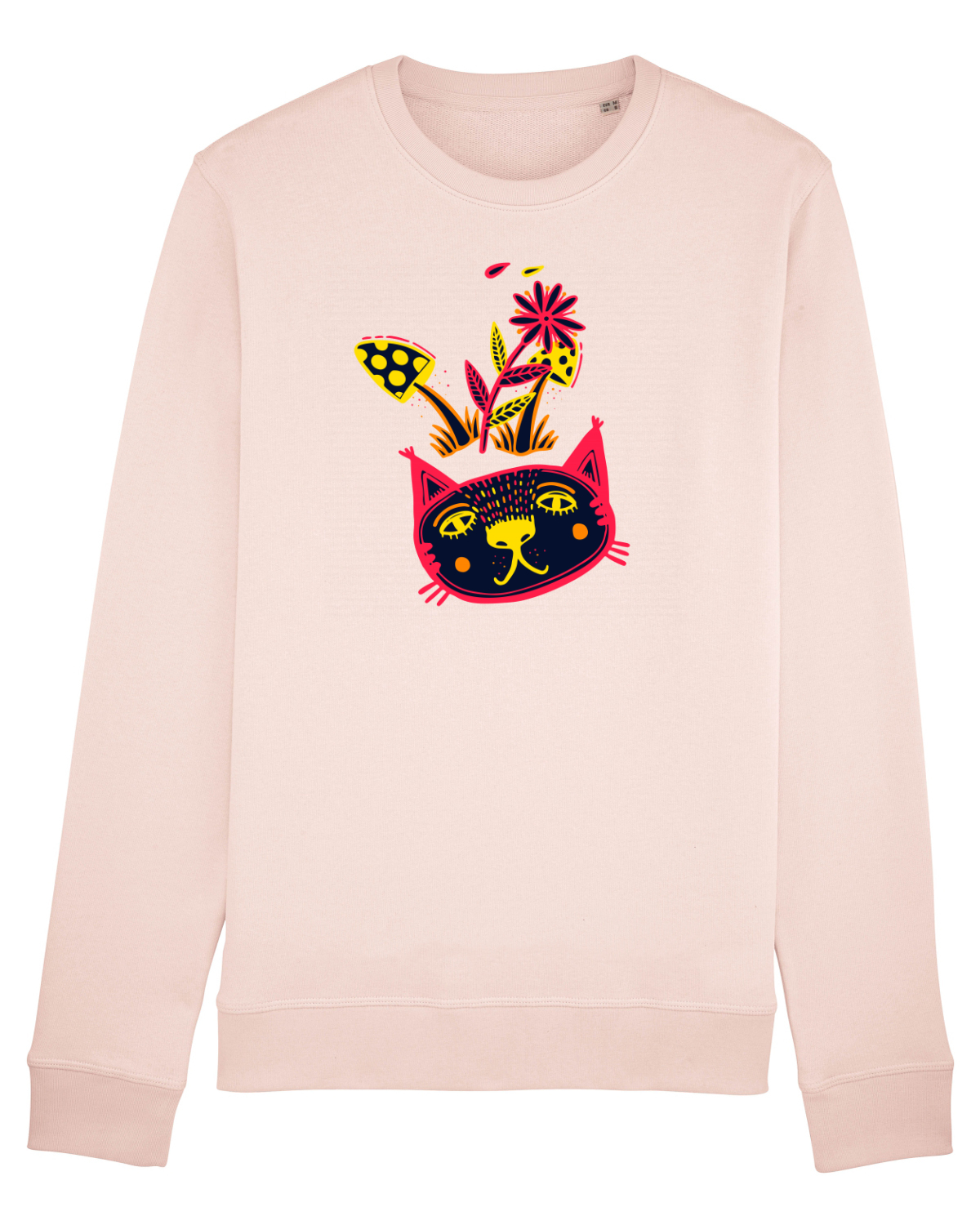 Bluză mânecă lungă Unisex Rise Candy Pink