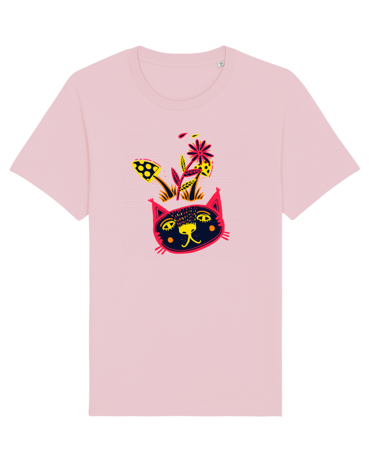 Tricou mânecă scurtă Unisex Rocker Cotton Pink