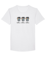 Well, Well, Well Tricou mânecă scurtă guler larg Bărbat Skater