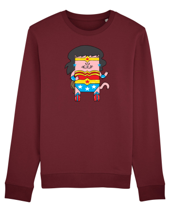 Wonder Cat Burgundy