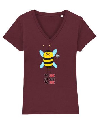 To Bee or Not To Bee Burgundy