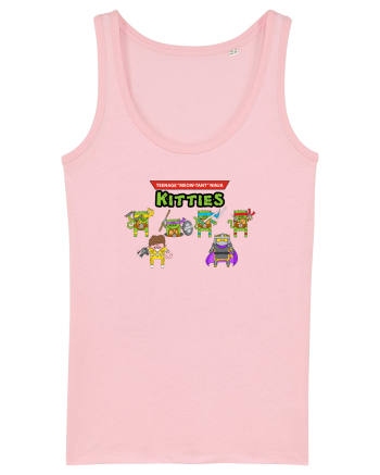 Teenage Meow-Tant Ninja Kitties Cotton Pink