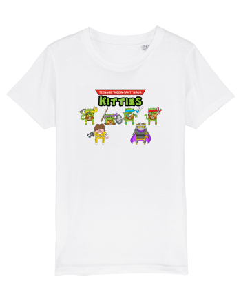 Teenage Meow-Tant Ninja Kitties White