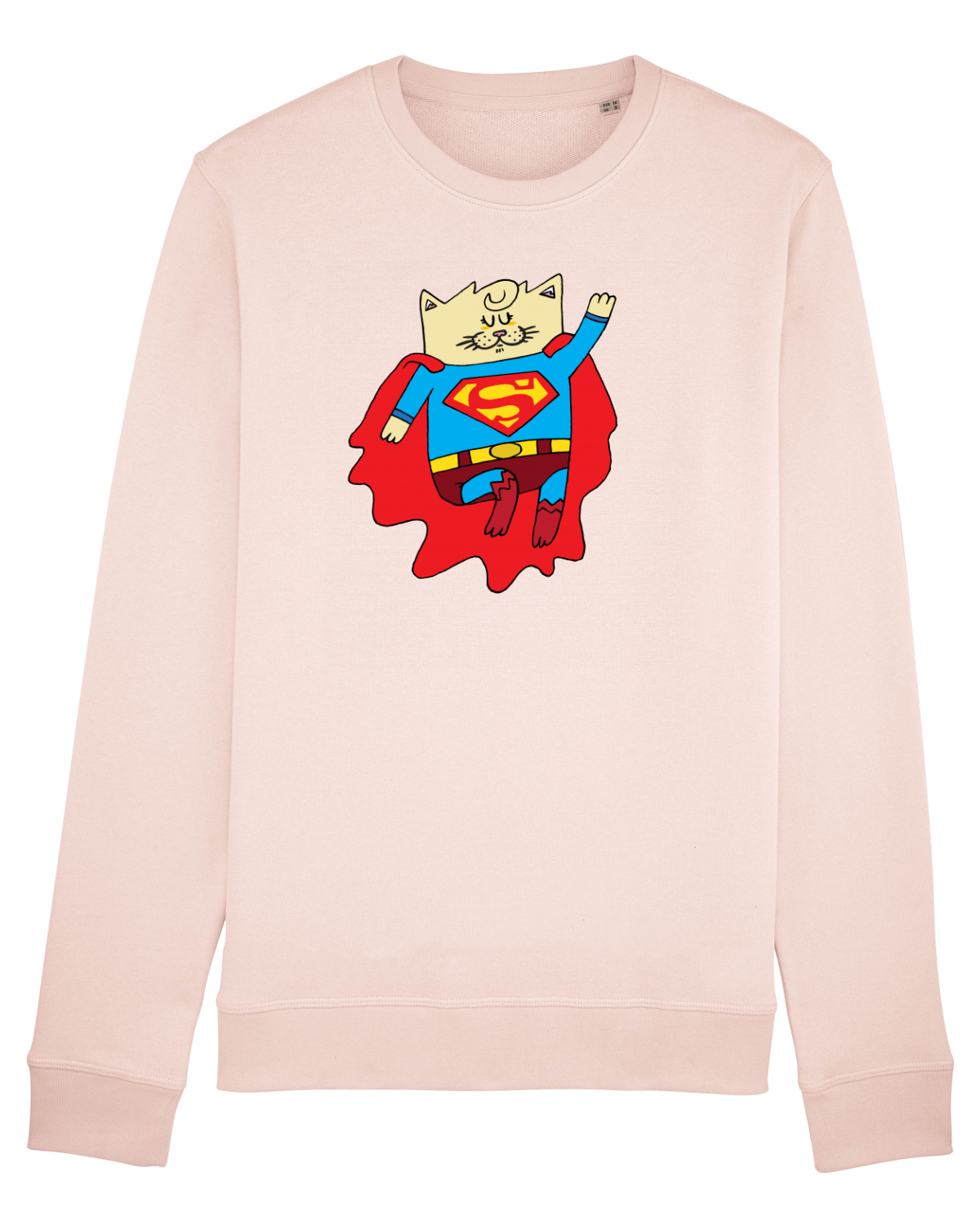 Bluză mânecă lungă Unisex Rise Candy Pink