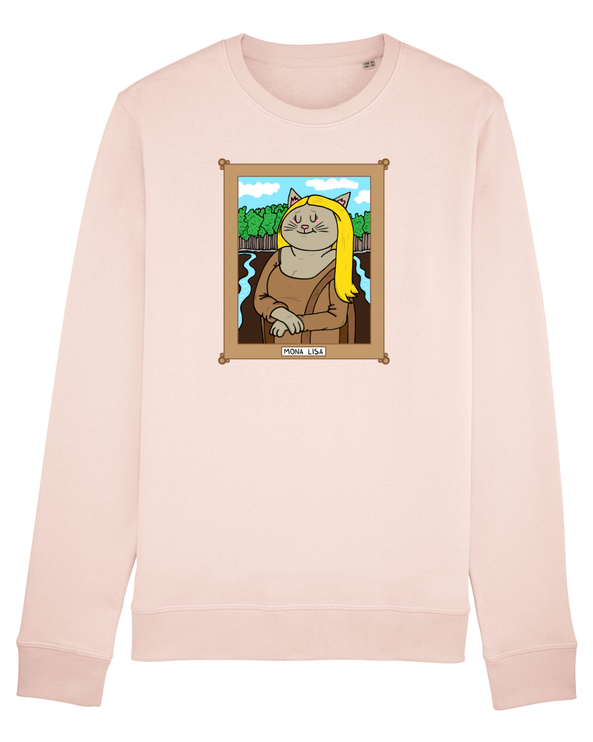 Bluză mânecă lungă Unisex Rise Candy Pink