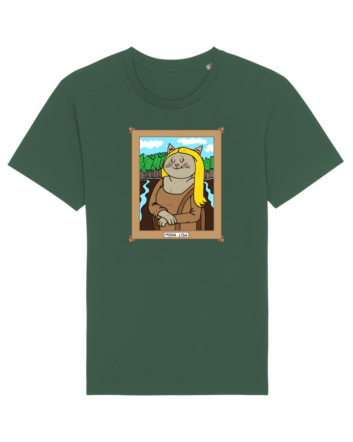 Tricou mânecă scurtă Unisex Rocker Bottle Green