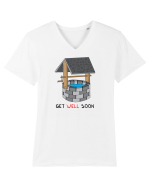 Get Well Soon Tricou mânecă scurtă guler V Bărbat Presenter