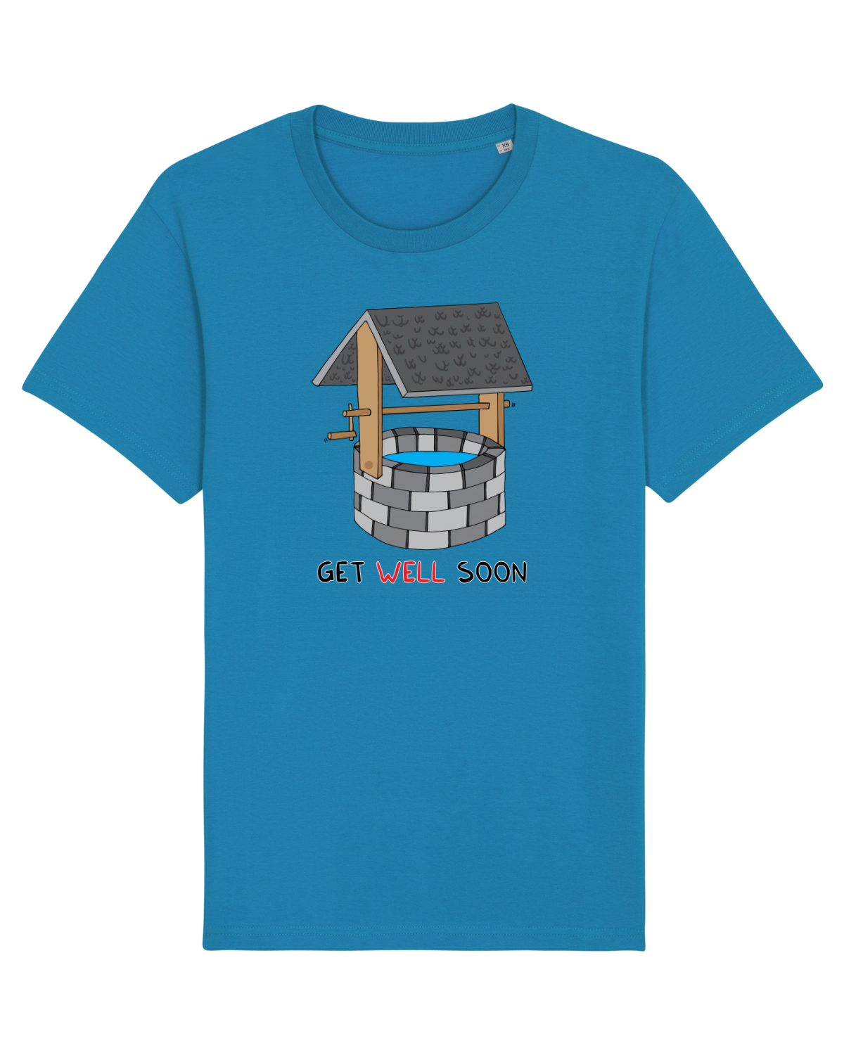 Tricou mânecă scurtă Unisex Rocker Azur