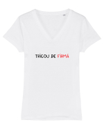 Tricou de FIRMĂ Tricou mânecă scurtă guler V Damă Evoker
