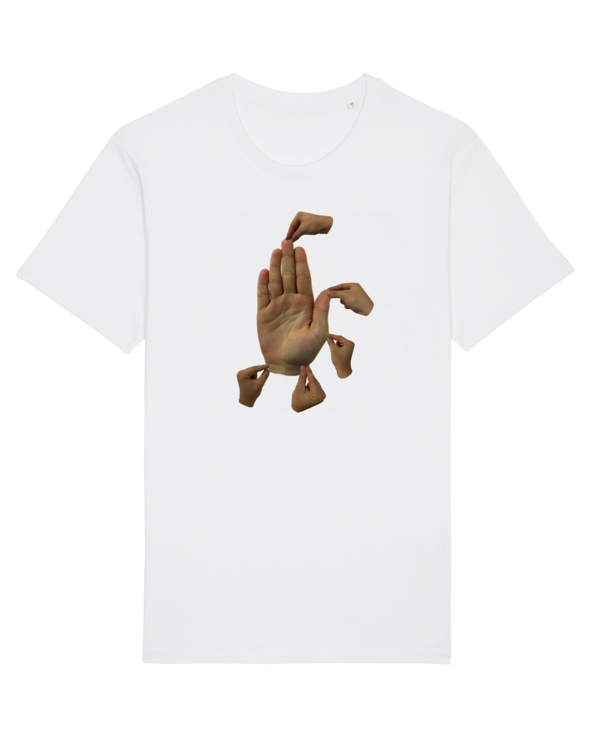 Tricou mânecă scurtă Unisex Rocker White