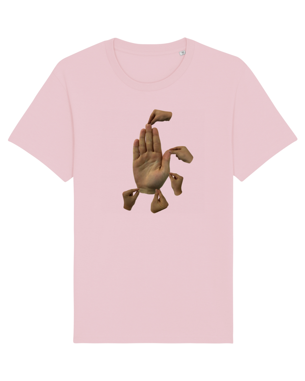Tricou mânecă scurtă Unisex Rocker Cotton Pink