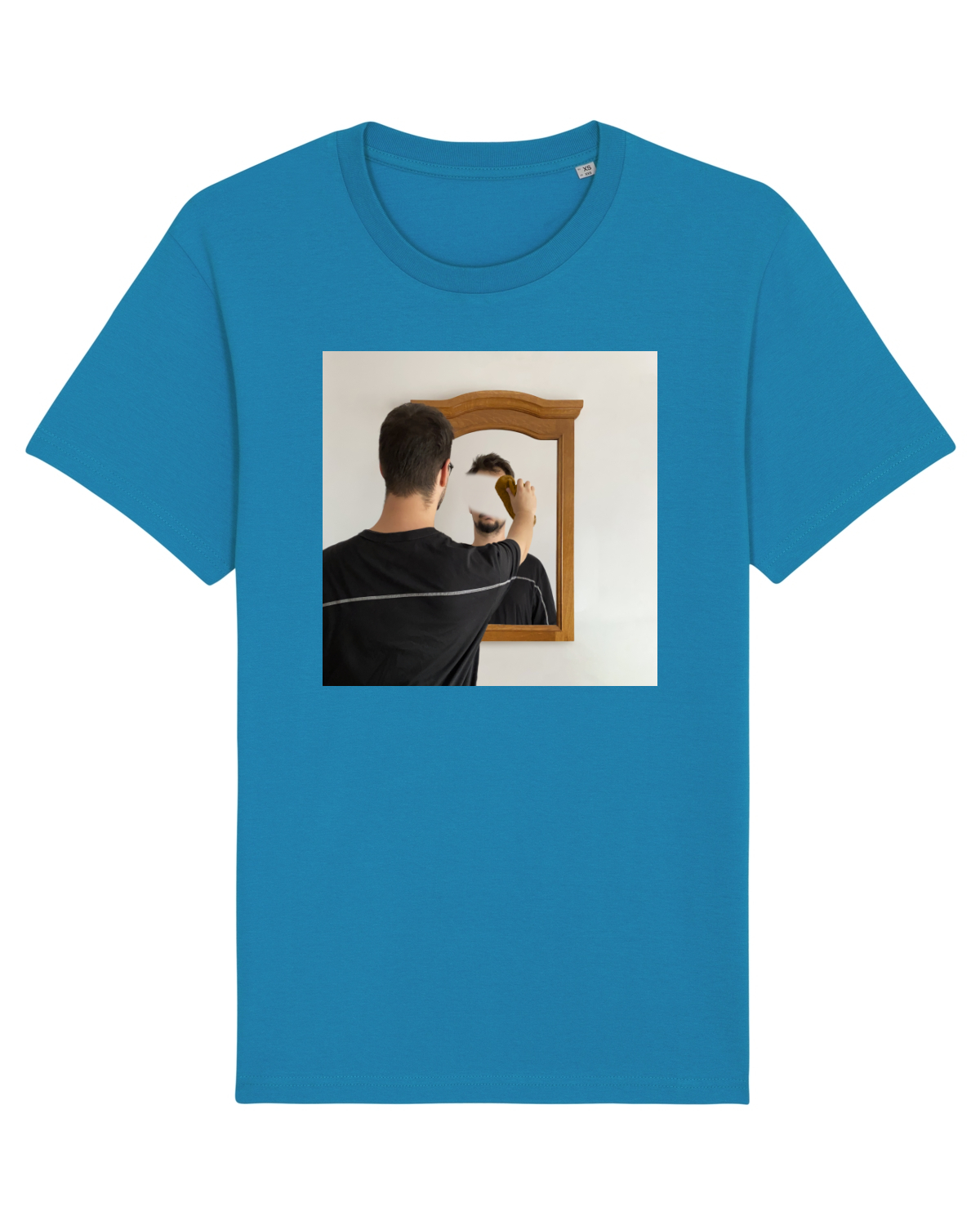 Tricou mânecă scurtă Unisex Rocker Azur