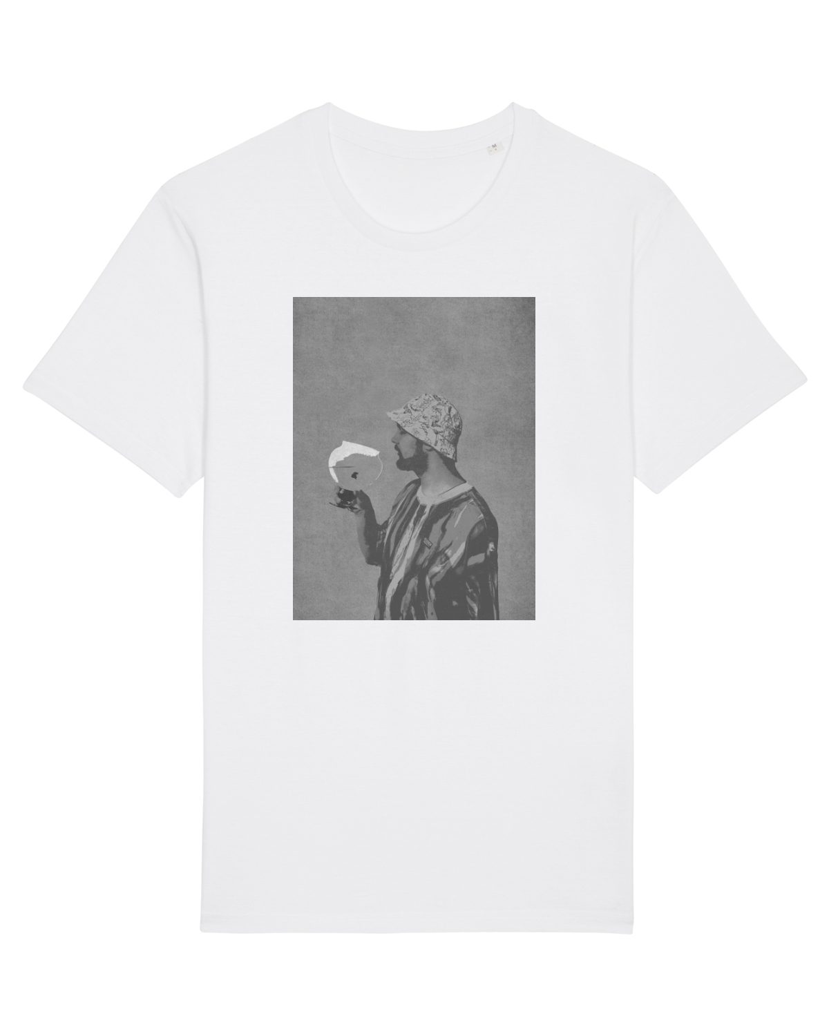 Tricou mânecă scurtă Unisex Rocker White