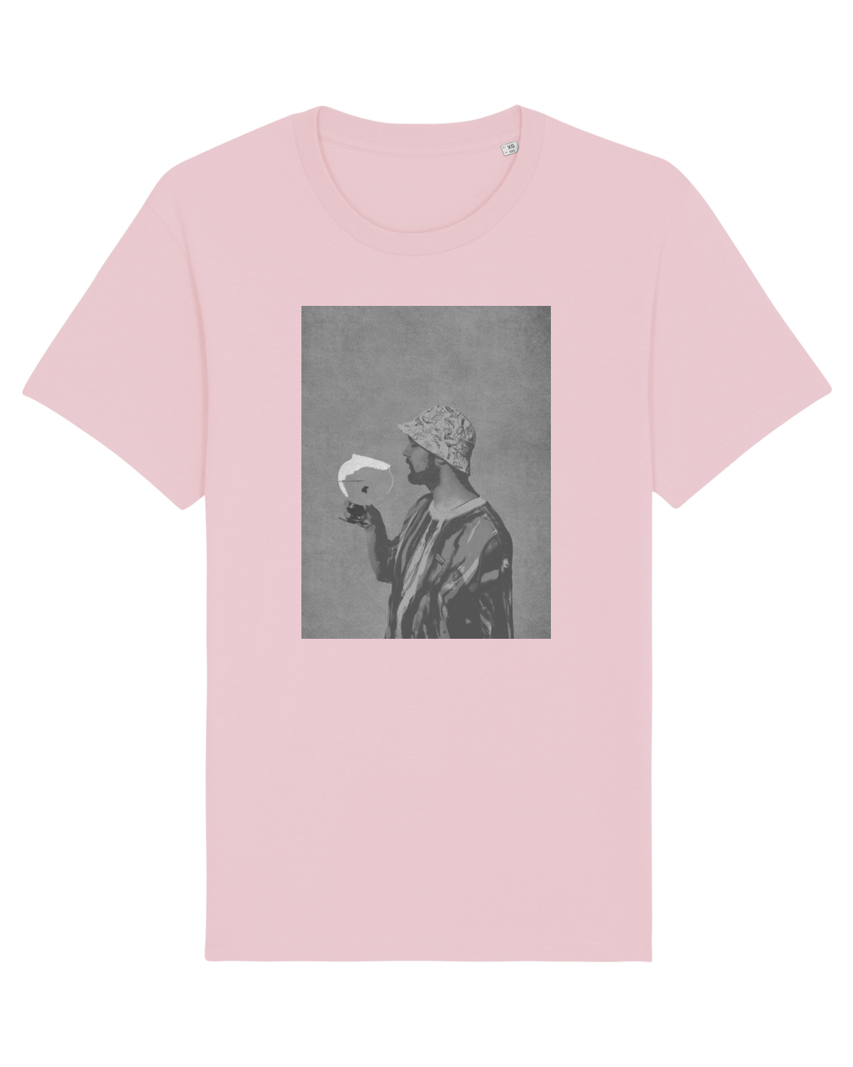 Tricou mânecă scurtă Unisex Rocker Cotton Pink
