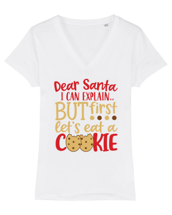 Dear Santa I Can Explain White