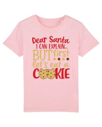 Dear Santa I Can Explain Cotton Pink