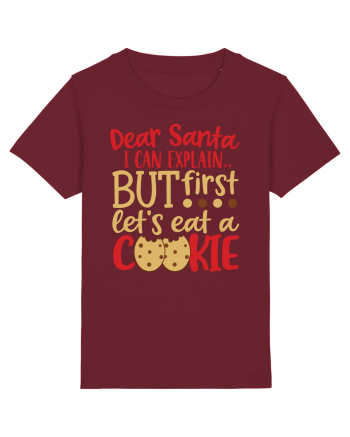 Dear Santa I Can Explain Burgundy