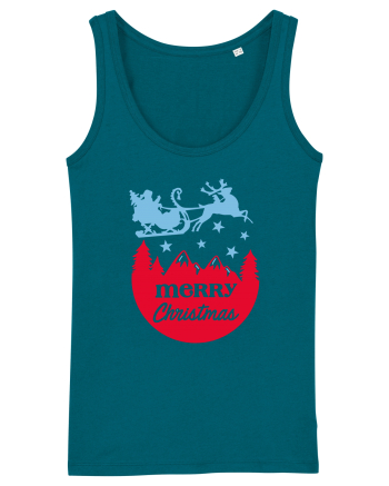 Merry Christmas Santa's Sleigh Ocean Depth