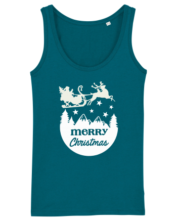 Merry Christmas Santa's Sleigh Ocean Depth