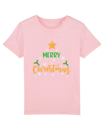 Merry Christmas Cotton Pink
