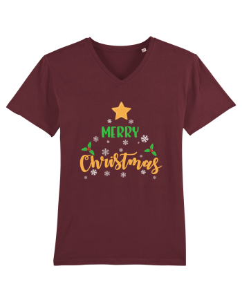 Merry Christmas Burgundy