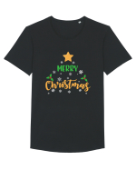 Merry Christmas Tricou mânecă scurtă guler larg Bărbat Skater