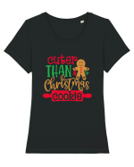 Cuter Than A Christmas Cookie Tricou mânecă scurtă guler larg fitted Damă Expresser
