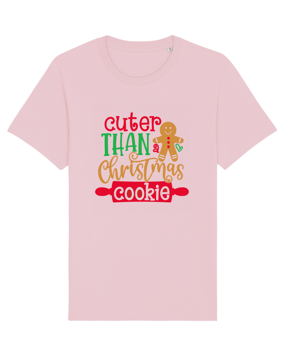 Tricou mânecă scurtă Unisex Rocker Cotton Pink