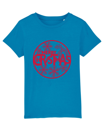 Merry Christmas Red Embroidery Azur