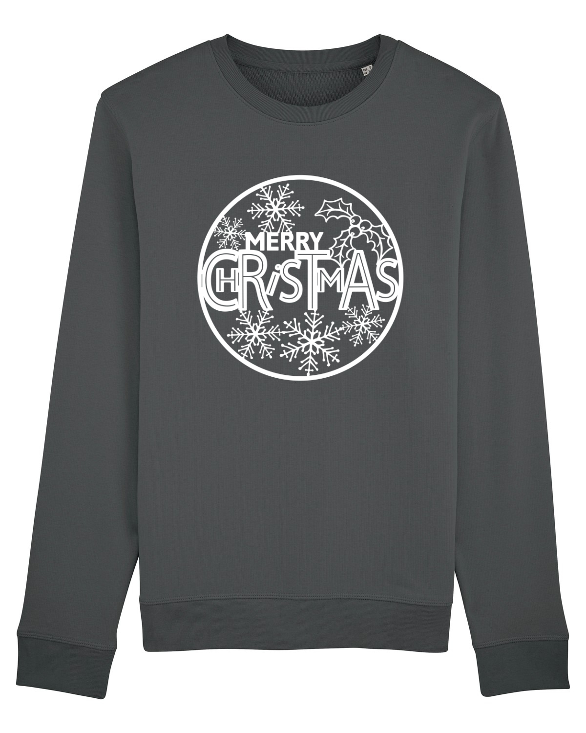 Bluză mânecă lungă Unisex Rise Anthracite