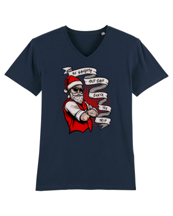 Naughty Tattooed Santa French Navy