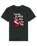Naughty Tattooed Santa Tricou mânecă scurtă Unisex Rocker