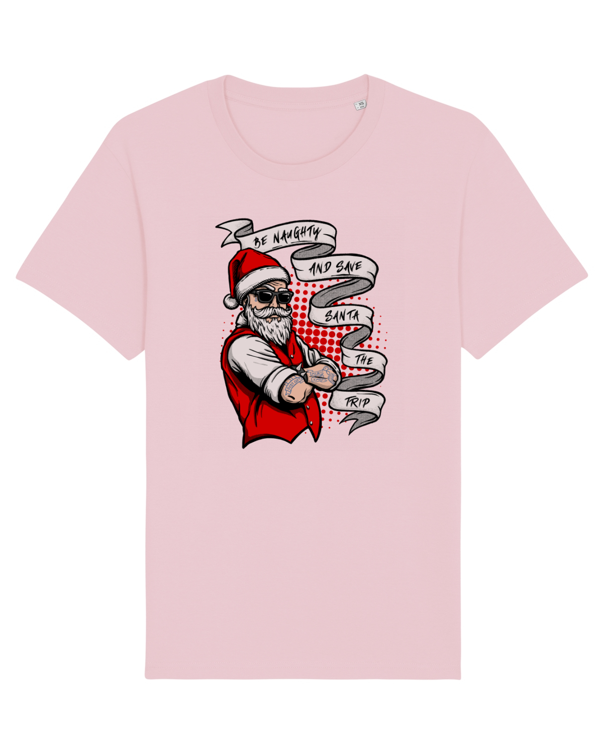 Tricou mânecă scurtă Unisex Rocker Cotton Pink