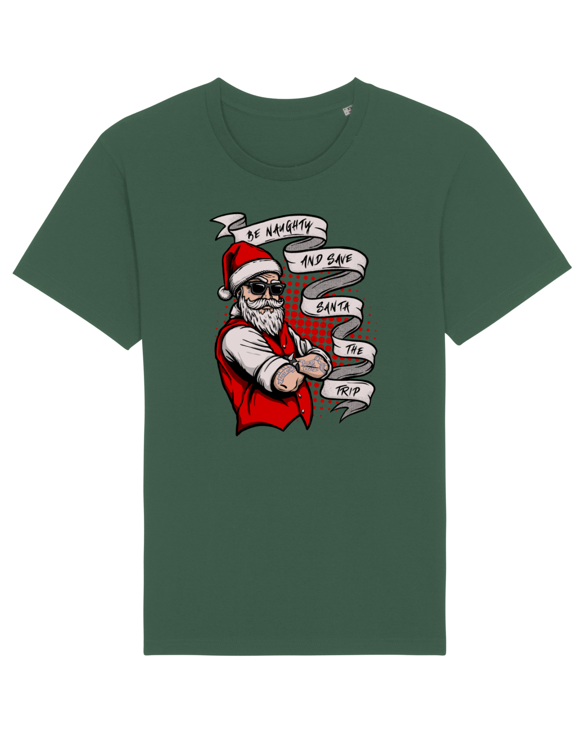 Tricou mânecă scurtă Unisex Rocker Bottle Green