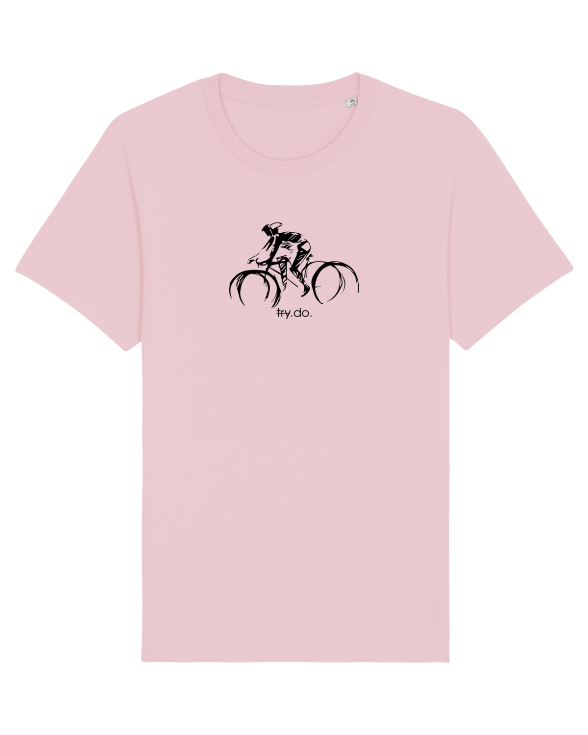 Tricou mânecă scurtă Unisex Rocker Cotton Pink