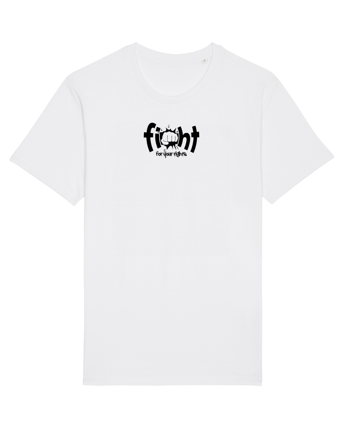 Tricou mânecă scurtă Unisex Rocker White