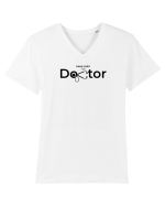 im a doctor Tricou mânecă scurtă guler V Bărbat Presenter