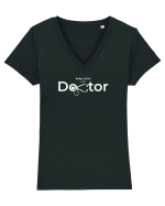im a doctor too Tricou mânecă scurtă guler V Damă Evoker