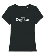 im a doctor too Tricou mânecă scurtă guler larg fitted Damă Expresser