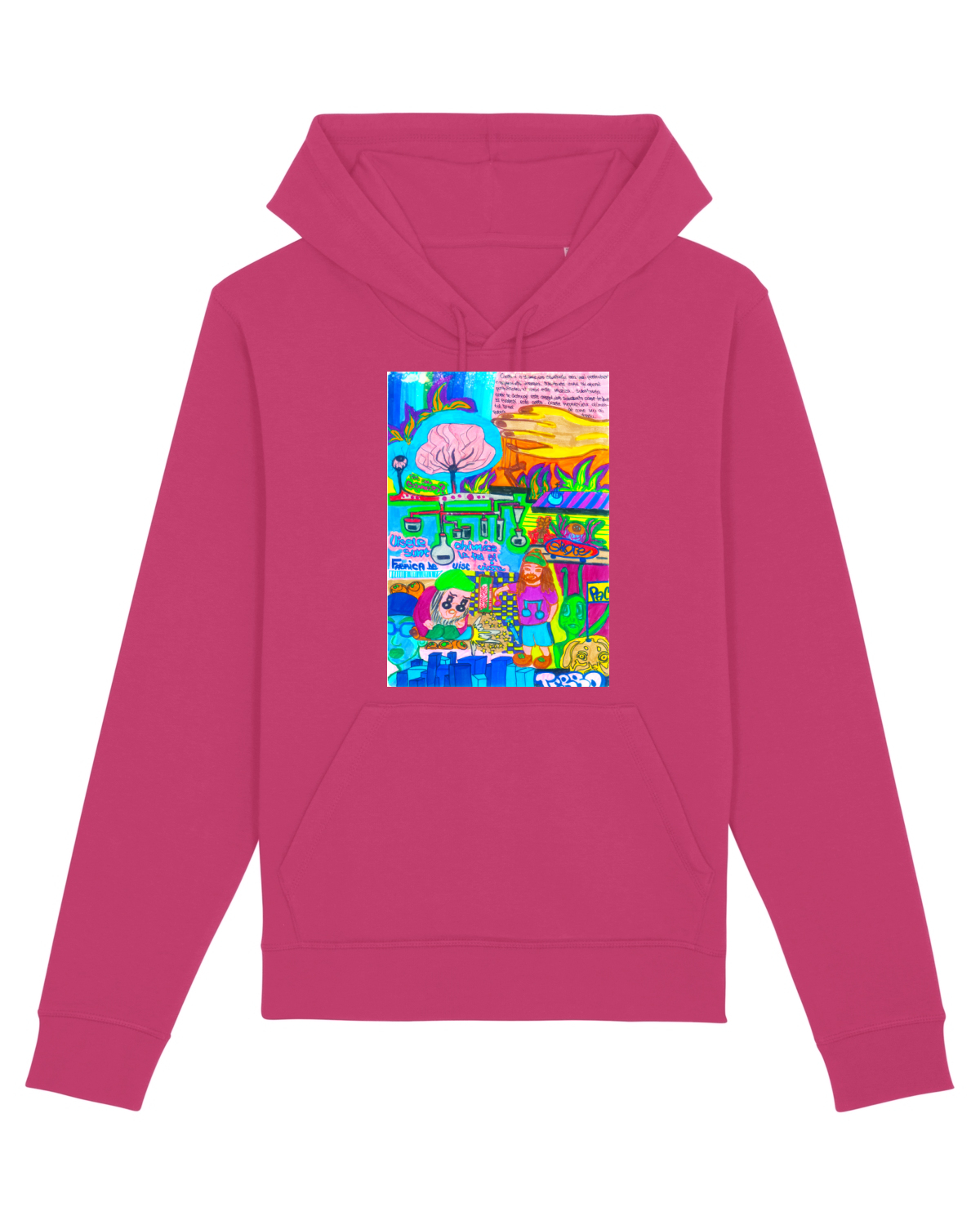 Hanorac Unisex Drummer Raspberry