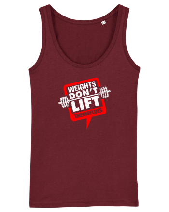 lift weights Burgundy