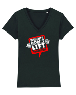 lift weights Tricou mânecă scurtă guler V Damă Evoker