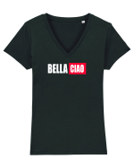 bellaciao Tricou mânecă scurtă guler V Damă Evoker